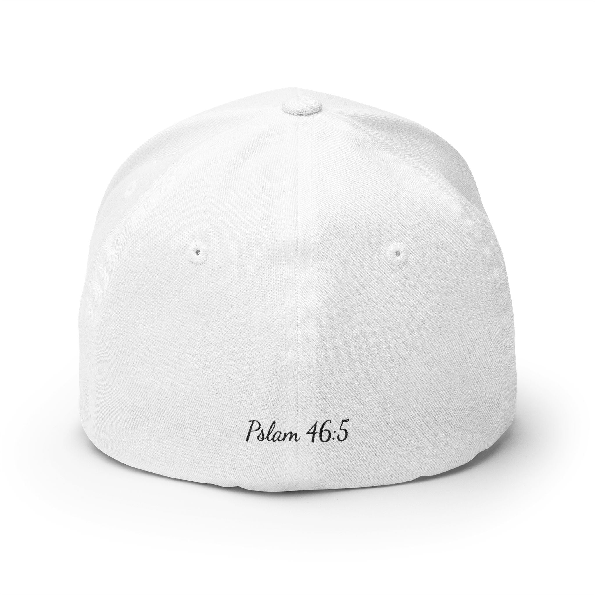 Embroidered Scripture Cap — Psalm 46:5 Faith Baseball Hat