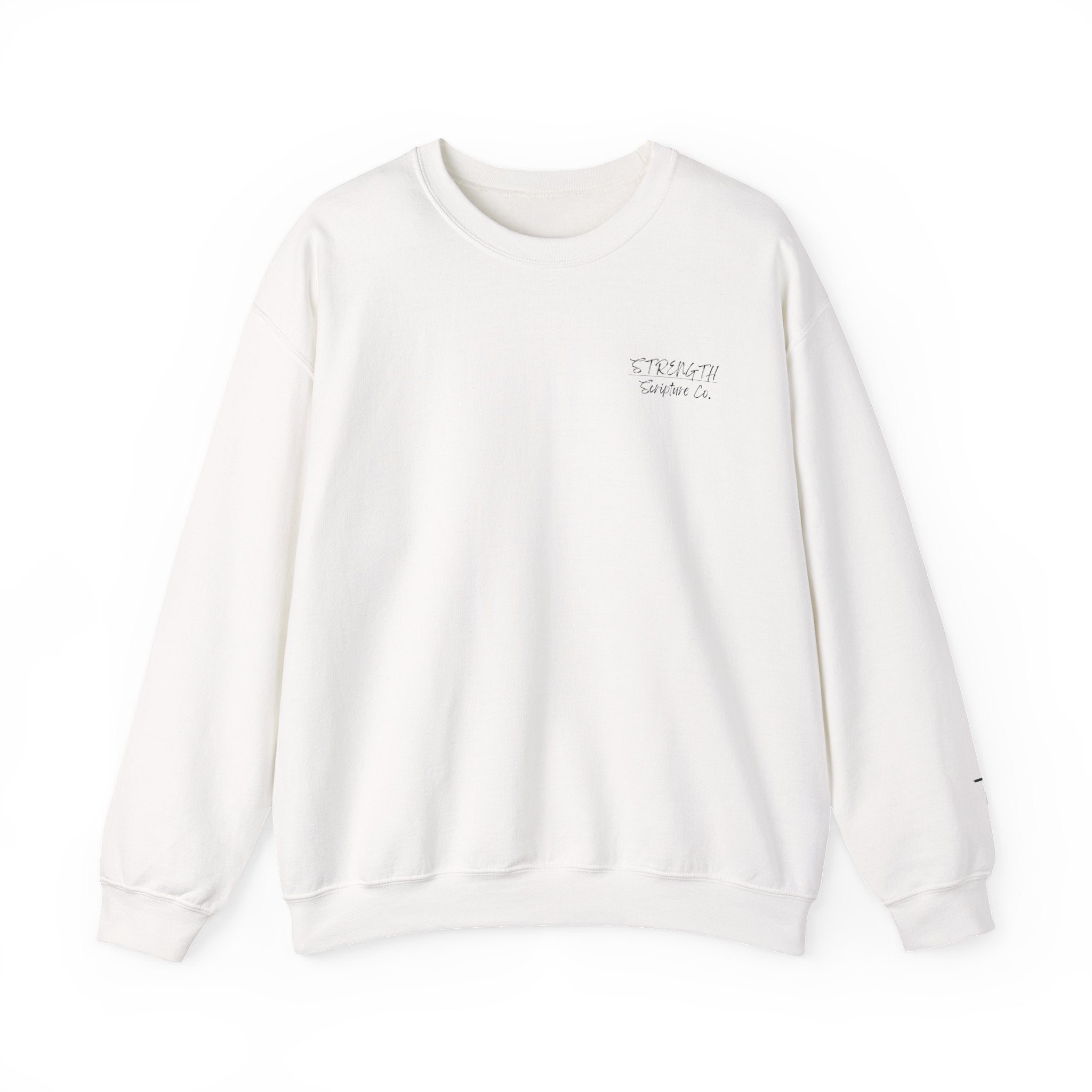 Crewneck Sweatshirt — Minimal 'Psalm 46:5' Script Faith Pullover