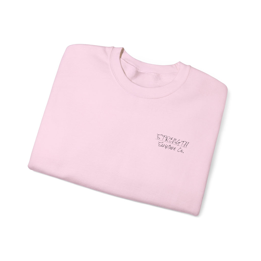 Crewneck Sweatshirt — Minimal 'Psalm 46:5' Script Faith Pullover