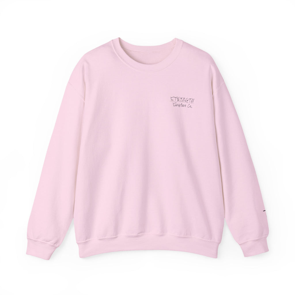 Crewneck Sweatshirt — Minimal 'Psalm 46:5' Script Faith Pullover